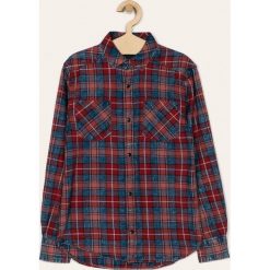 Blukids - Koszula dziecięca 140-170 cm. Czerwone koszule chłopięce Blukids, bez wzorów, z bawełny, casualowe, bez kołnierzyka, z długim rękawem, długie. W wyprzedaży za 79,90 zł.