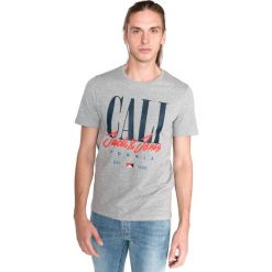 Jack & Jones Art Sign Koszulka Szary. Szare podkoszulki męskie Jack & Jones, l, z haftami, z bawełny, z krótkim rękawem. Za 57,95 zł.