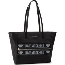 Torebka LOVE MOSCHINO - JC4275PP0AK0100A Nero. Czarne torebki klasyczne damskie Love Moschino, bez wzorów, ze skóry ekologicznej, na ramię, bez dodatków. W wyprzedaży za 419,00 zł.