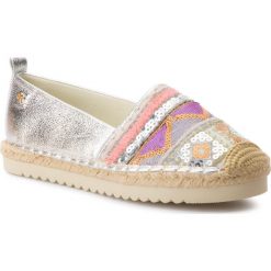 Espadryle REFRESH - 69777 Plata. Szare espadryle damskie Refresh, bez wzorów, ze skóry ekologicznej, bez obcasa, na płaskiej podeszwie. W wyprzedaży za 139,00 zł.