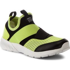 Sneakersy GEOX - J Sveth B.C J826PC 014BU C3707 M Lime/Black. Żółte półbuty dziewczęce Geox, bez zapięcia. W wyprzedaży za 189,00 zł.