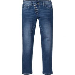 Dżinsy Regular Fit Straight bonprix niebieski "stone”. Niebieskie jeansy męskie bonprix, m, bez wzorów. Za 49,99 zł.