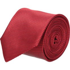 Krawaty męskie: krawat platinum czerwony classic 200