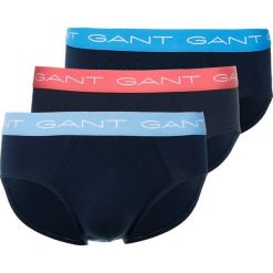 GANT BRIEF SEASONALSOLID 3 PACK Figi lava blue. Niebieskie bokserki męskie GANT, z bawełny. Za 169,00 zł.