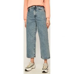 Vero Moda - Jeansy Kathy. Niebieskie jeansy damskie Vero Moda, z podwyższonym stanem. W wyprzedaży za 149,90 zł.