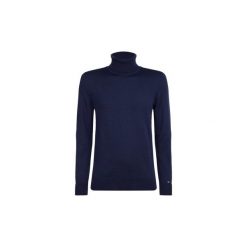 Swetry Tommy Hilfiger TT0TT03747 LUXURY WOOL ROLL. Niebieskie swetry męskie TOMMY HILFIGER, m, bez wzorów, bez kołnierzyka, bez kaptura. Za 439,40 zł.