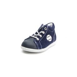 Pepino Boys Półbuty ANDY nautic Velour (szerokie) - niebieski. Niebieskie buciki niemowlęce chłopięce marki Pepino. Za 149,00 zł.