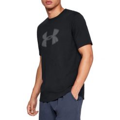 Under Armour Big Logo SS Tee 1329583-001. Czarne t-shirty męskie Under Armour, m, bez wzorów, bez kołnierzyka. W wyprzedaży za 89,99 zł.