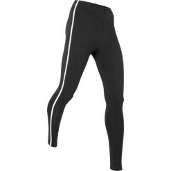 Legginsy sportowe, długie Level1 bonprix czarny. Czarne legginsy sportowe damskie bonprix, na fitness i siłownię. Za 49,99 zł.