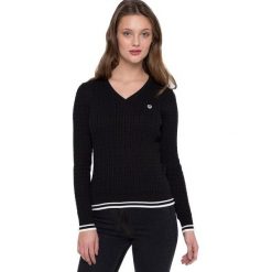 Felix Hardy Sweter Damski Xxl Czarny. Czarne swetry damskie marki Felix Hardy, xxl, bez wzorów, bez rękawów, bez kaptura. W wyprzedaży za 169,00 zł.