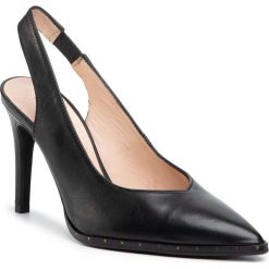 Sandały HISPANITAS - HV00224 Black. Czarne klapki damskie Hispanitas, bez wzorów, ze skóry, bez obcasa, na obcasie. W wyprzedaży za 339,00 zł.