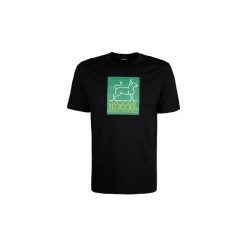 T-shirty z krótkim rękawem Diesel 00SD4S-OEADQ / T-Just-ZF. Czarne t-shirty męskie Diesel, s, bez wzorów, bez kołnierzyka, krótkie. Za 159,00 zł.