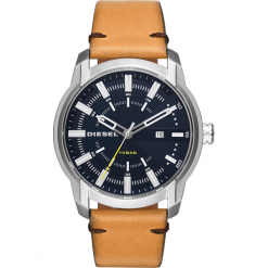 Zegarek DIESEL - Armbar DZ1847 Brown/Silver. Brązowe zegarki męskie Diesel. Za 589,00 zł.