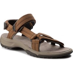Sandały TEVA - Terra Fi Lite 1012073 Brown. Pomarańczowe klapki damskie Teva, bez wzorów, ze skóry, bez obcasa. W wyprzedaży za 279,00 zł.