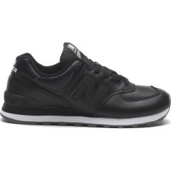 New Balance 574 Tenisówki Czarny. Czarne trampki męskie New Balance, bez wzorów, ze skóry, bez zapięcia. Za 343,95 zł.