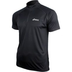 Asics Koszulka Zip Top czarna r. XL (110409 0904). Czarne koszulki sportowe męskie Asics, m. Za 57,00 zł.