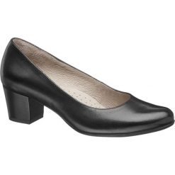 Czółenka damskie Easy Street czarne. Czarne buty ślubne damskie Easy Street, z gumy, na obcasie. Za 199,90 zł.