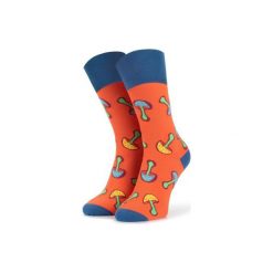 ACCCESSORIES SKARPETY MĘSKIE 079 UB180. Pomarańczowe skarpetki męskie ACCCESSORIES, bez wzorów, z bawełny. Za 14,99 zł.
