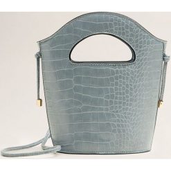Mango - Torebka Anusk. Szare torebki klasyczne damskie Mango, z materiału, średnie. Za 139,90 zł.