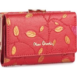 Mały Portfel Damski PIERRE CARDIN - 04 PLANT 117 Red 19225. Czerwone portfele damskie Pierre Cardin, bez wzorów, ze skóry. Za 119,00 zł.