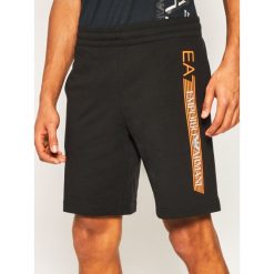 Szorty sportowe EA7 Emporio Armani 3HPS57 PJ05Z 1200. Czarne spodenki sportowe męskie EA7 Emporio Armani, m, bez wzorów, z bawełny, sportowe. Za 349,00 zł.