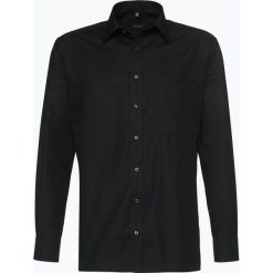 Eterna Comfort Fit - Koszula męska niewymagająca prasowania, czarny. Czarne koszule męskie marki Eterna Comfort Fit, m, bez wzorów, z bawełny, bez kołnierzyka, z długim rękawem. Za 199,95 zł.