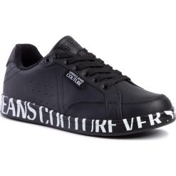 Sneakersy VERSACE JEANS COUTURE - E0YUBSB7 71247 899. Czarne sneakersy męskie Versace Jeans Couture, na co dzień, bez wzorów, z jeansu, eleganckie, bez zapięcia. Za 799,00 zł.