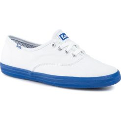 Tenisówki KEDS - Ch Ox WF54520 White/Blue. Białe półbuty damskie Keds, bez wzorów, z gumy, bez zapięcia. Za 219,00 zł.