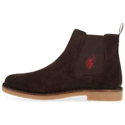U.S. Polo Assn. Buty Za Kostkę Męskie Must 42 Brązowy. Pomarańczowe buty wizytowe męskie marki U.S. Polo Assn. W wyprzedaży za 369,00 zł.