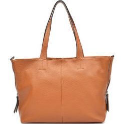 Torebka w kolorze koniaku - (S)46 x (W)28 x (G)11 cm. Brązowe torebki klasyczne damskie Bestsellers bags, w paski, z materiału. W wyprzedaży za 289,95 zł.