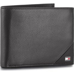 Portfele męskie: Duży Portfel Męski TOMMY HILFIGER – Th Diagonal Cc Flap & Coin Pocket AM0AM02858 002