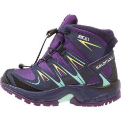 Salomon XA PRO 3D MID CSWP Buty trekkingowe acai/evening blue/biscay green. Fioletowe buty dziewczęce trekkingowe Salomon, z gumy. Za 349,00 zł.