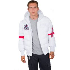 Kurtka zimowa bomberka Nasa Alpha Industries 198121-09 - biały. Białe kurtki męskie Alpha Industries, na zimę, xl, bez wzorów, bez kaptura. Za 714,99 zł.