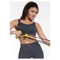 Biustonosze sportowe: Kris line Biustonosz Cindy Sport grafitowy r. 70E