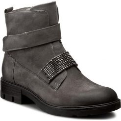 Botki CARINII - B3604 G65-000-PSK-B81. Szare botki damskie na obcasie Carinii, z materiału. W wyprzedaży za 269,00 zł.