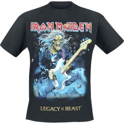 T-shirty męskie: Iron Maiden Eddie On Bass T-Shirt czarny