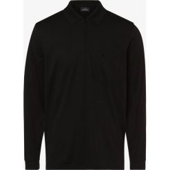 Ragman - Męska koszulka polo, czarny. Czarne koszulki męskie Ragman, m, bez wzorów, klasyczne, polo, z długim rękawem, długie. Za 229,95 zł.