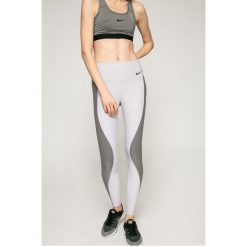 Nike - Legginsy. Szare spodnie damskie Nike, s, z elastanu. W wyprzedaży za 199,90 zł.