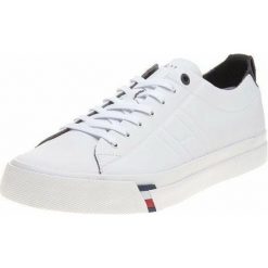 Tommy Hilfiger Męskie sneakersy Corpo rate Clean Leat White FM0FM01214-100 (rozmiar 44). Białe sneakersy męskie TOMMY HILFIGER, bez zapięcia. W wyprzedaży za 373,00 zł.