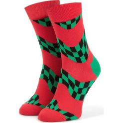 Skarpety Wysokie Unisex HAPPY SOCKS - RAC01-4300 Kolorowy. Skarpetki damskie Happy Socks, bez wzorów, z elastanu. Za 39,90 zł.