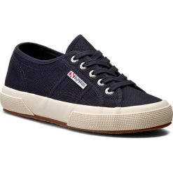 Tenisówki SUPERGA - 2750 Plus Cotu S003J70 Navy 933. Niebieskie półbuty damskie Superga, bez wzorów, z gumy, bez zapięcia. W wyprzedaży za 189,00 zł.