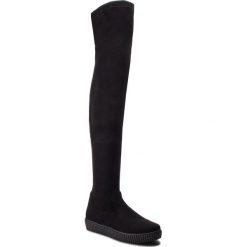 Muszkieterki SOLO FEMME - 95206-11-H87/000-12-00 Czarny. Szare buty zimowe damskie marki Solo Femme, z materiału, na szpilce. W wyprzedaży za 289,00 zł.