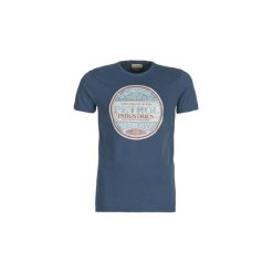 T-shirty z krótkim rękawem Petrol Industries STUNE. Niebieskie t-shirty męskie marki Petrol Industries, s, bez wzorów, bez kołnierzyka, krótkie. Za 79,00 zł.
