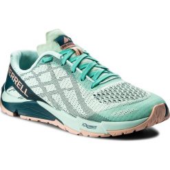 Buty MERRELL - Bare Access Flex E-Mesh J12614 Turquoise. Zielone buty sportowe damskie marki Merrell, z tworzywa sztucznego, do biegania. W wyprzedaży za 239,00 zł.