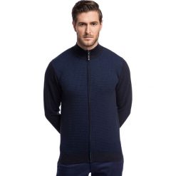 Sweter MAURIZIO SWGR000268. Pomarańczowe swetry męskie Giacomo Conti, na zimę, m, bez wzorów, z bawełny, klasyczne, z golfem, bez kaptura. Za 299,00 zł.
