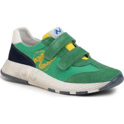 Sneakersy NATURINO - Jesko Vl 0012014904.01.1F35 D Verde/Giallo/Navy. Zielone trampki chłopięce Naturino, bez wzorów, ze skóry, na rzepy. Za 389,00 zł.