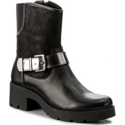Botki SERGIO BARDI - Belpasso FW127260717RB 101. Czarne buty zimowe damskie Sergio Bardi, z materiału, na obcasie. W wyprzedaży za 249,00 zł.