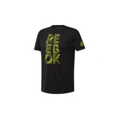 T-shirty z krótkim rękawem Reebok Sport Koszulka Futurism Crew. Czarne koszulki męskie Reebok Sport, xxl, bez wzorów, sportowe, bez kołnierzyka, krótkie. Za 79,95 zł.