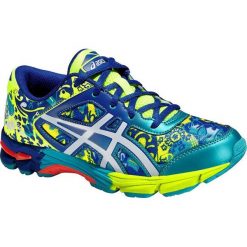 Asics Gel Noosa Tri 11 GS C603N-0701. Niebieskie buty sportowe damskie Asics, bez wzorów, z tkaniny, do biegania. W wyprzedaży za 199,99 zł.