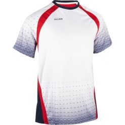 Koszulka do gry w siatkówkę V500 męska. Szare koszulki męskie ALLSIX, xl, bez wzorów, z poliesteru, z dekoltem na plecach, bez rękawów. Za 49,99 zł.